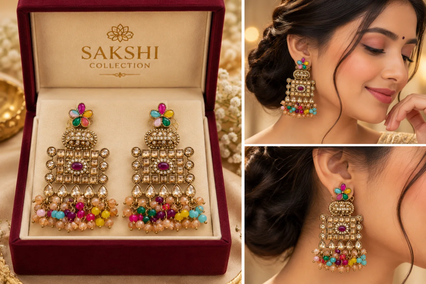 Sakshi Multicolour Trending Jhumka