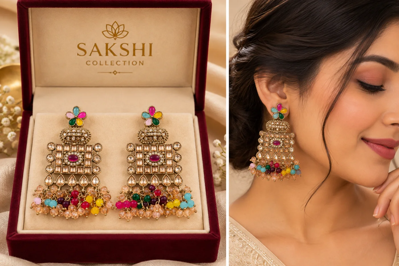 Sakshi Multicolour Trending Jhumka preview 2
