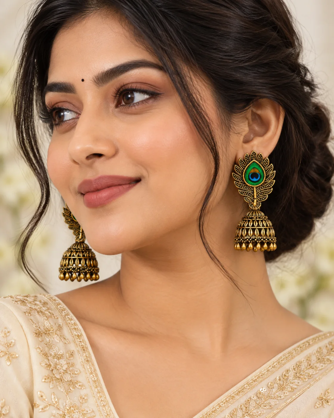 Sakshi Mayur Pankh Jhumka